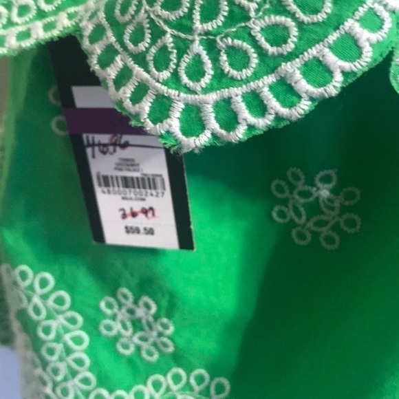 🆕 Crown & Ivy Green One Shoulder Top XXL - Picture 5 of 7